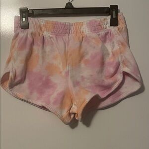 Reflex Pink and Orange Sweat Shorts Size Small